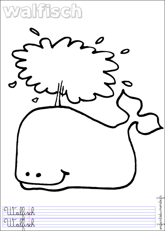 coloriage baleine 1